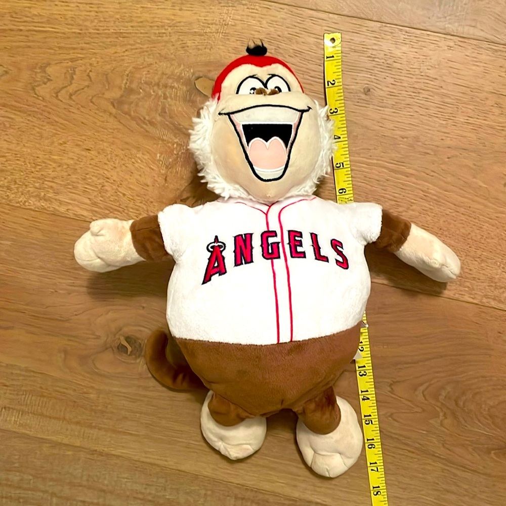 MLB Angels Rally Monkey- monkey into baseball combo